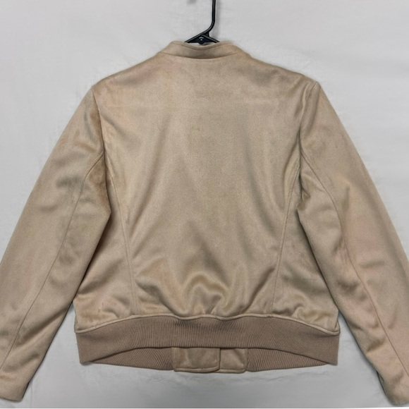 BRAND NEW Banana Republic Vegan Faux Suede Bomber Jacket Size XL. - Picture 2 of 6